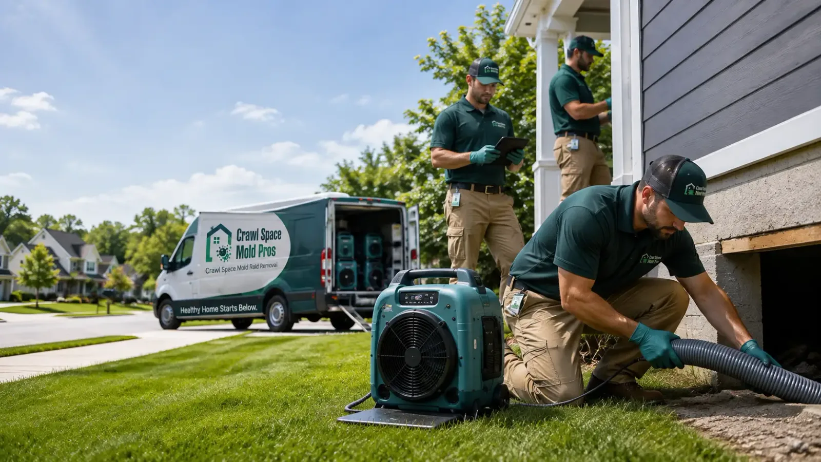 Crawl Space Mold Removal in Collegeville, MN